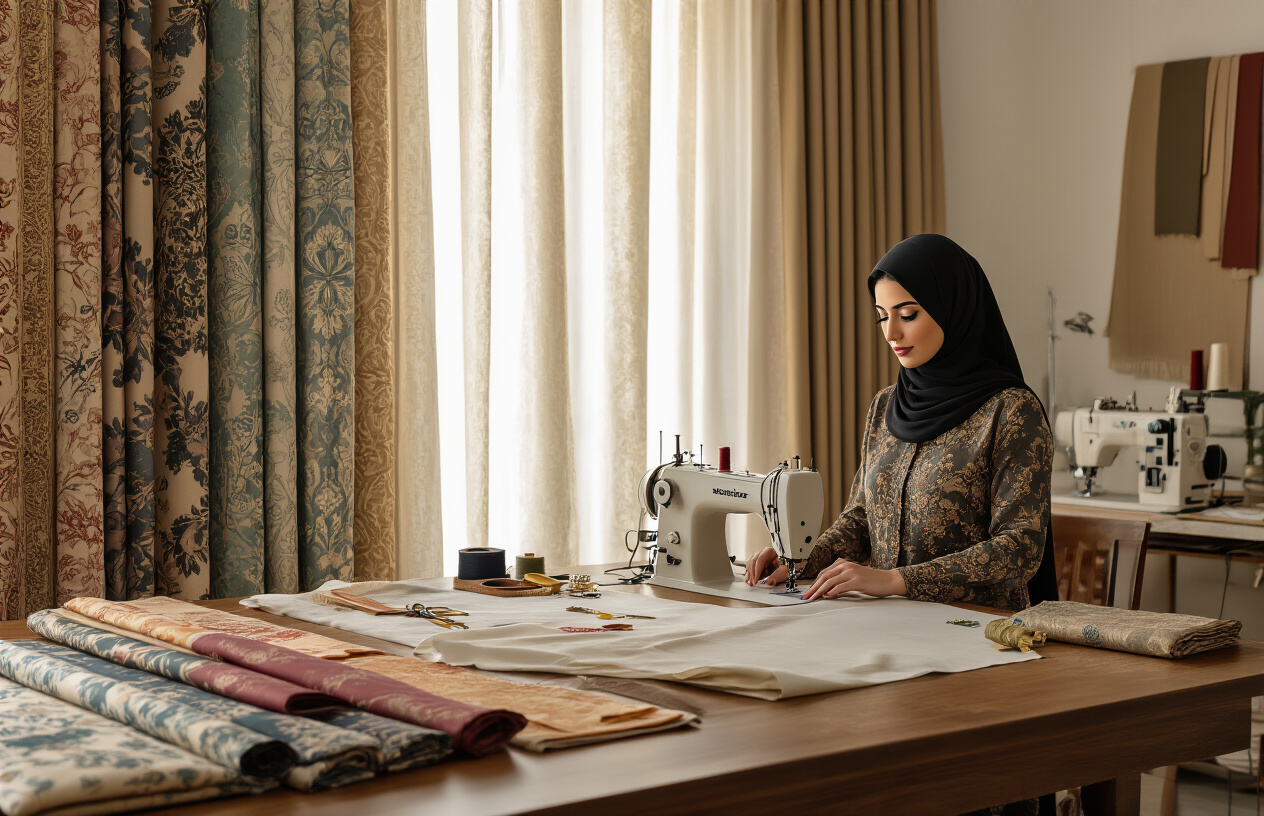 خطوات تفصيل الستائر العملية والأنيقة